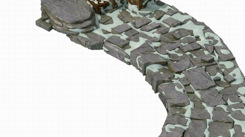 Huashan Mountain Road - ice and snow surface 06