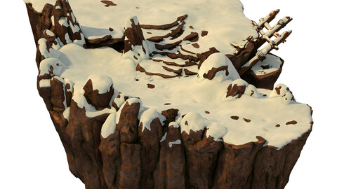 Huashan mountain road - ice and snow surface a1