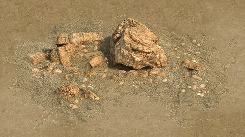 Barracks - Desert Stones - Crushed Stone 03
