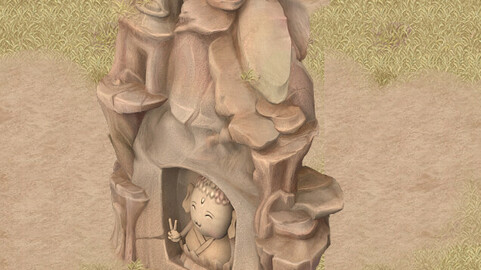 Cartoon Edition - Thousand Buddha Rocks 03