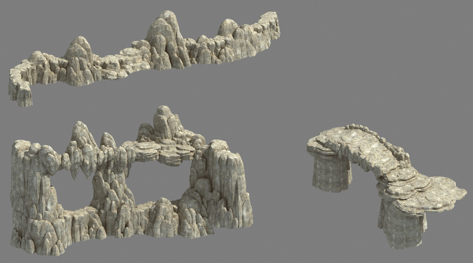 ArtStation Kunlun Mountains Mountain 01 Game Assets   File 