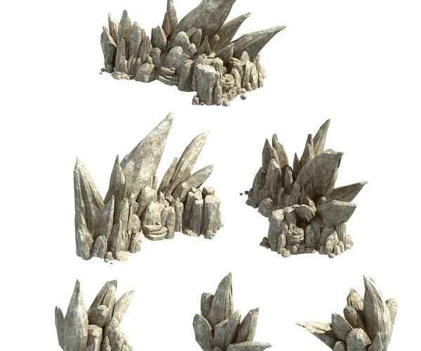 ArtStation - Kunlun Mountains - Rock 05 | Game Assets