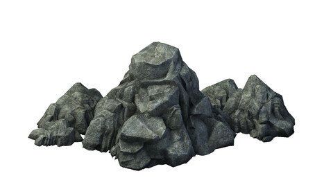 Cold wind highland - mountain rock 01