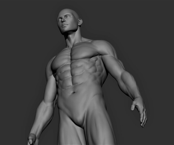 ArtStation - R15 Realistic Male Body