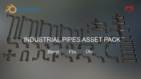 Industrial Pipes Asset Pack