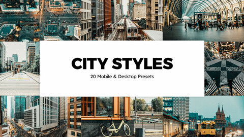 20 City Styles LUTs and Lightroom Presets