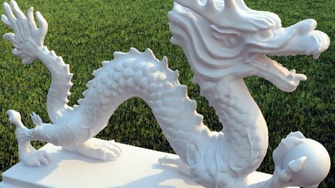 Guardian beast - dragon stone 01