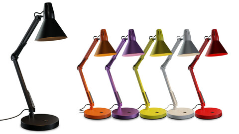 Highly Detailed Industrial Lamp With Rig