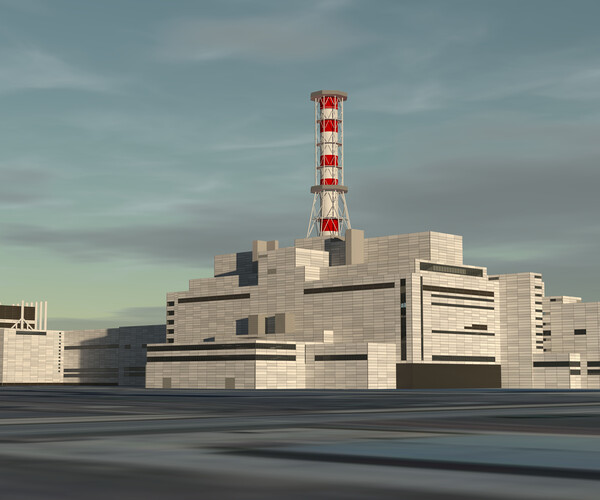 ArtStation - Chernobyl Nuclear Power Plant 3D model | Resources