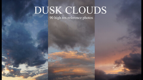 Dusk Clouds and Skies Photo pack