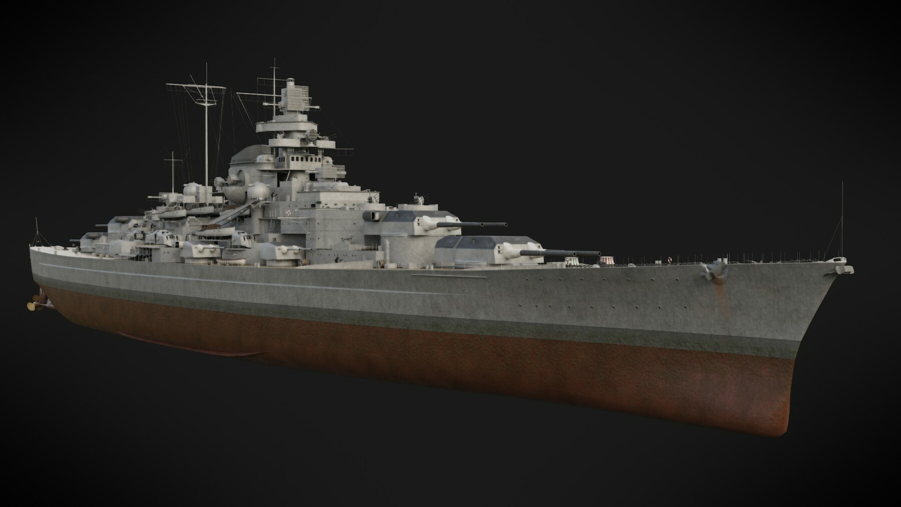 does tripitz b come with the standard camouflage world of warships