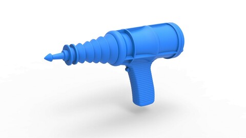 Cosplay 3D printable Laser Pistol from the movie Forbidden Planet 1956