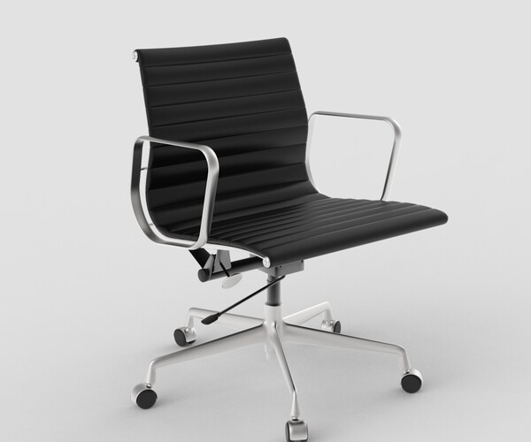 ArtStation - Vitra Aluminium Chair 117 Black | Resources