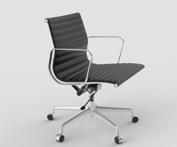 ArtStation - Vitra Aluminium Chair 117 Black | Resources