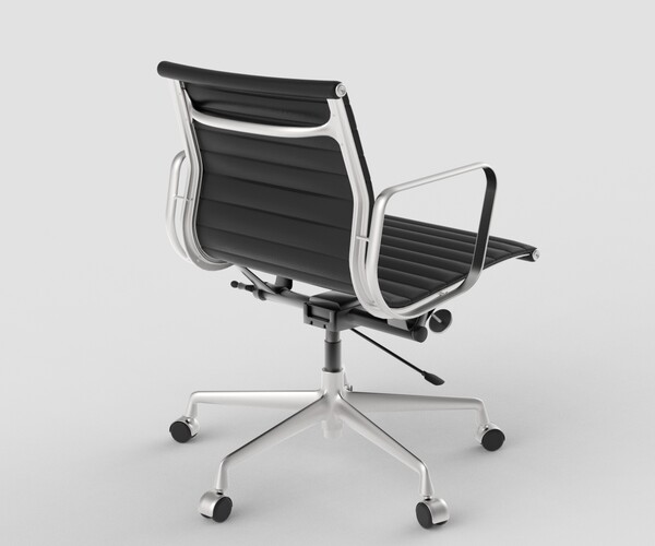 ArtStation - Vitra Aluminium Chair 117 Black | Resources