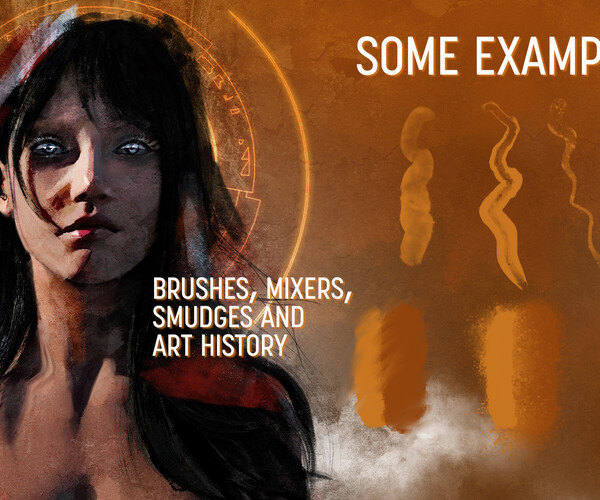 ArtStation 20+ Ink & Gritty brushes for Vol. 1 Brushes