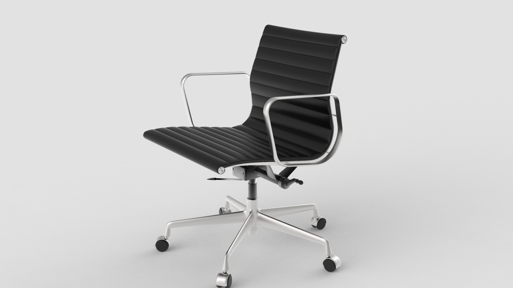 ArtStation - Vitra Aluminium Chair 117 Black | Resources