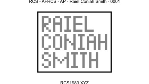 RCS - AFRCS - AP - Raiel Coniah Smith - 0001