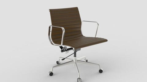 Vitra Aluminium Chair 117 Brown