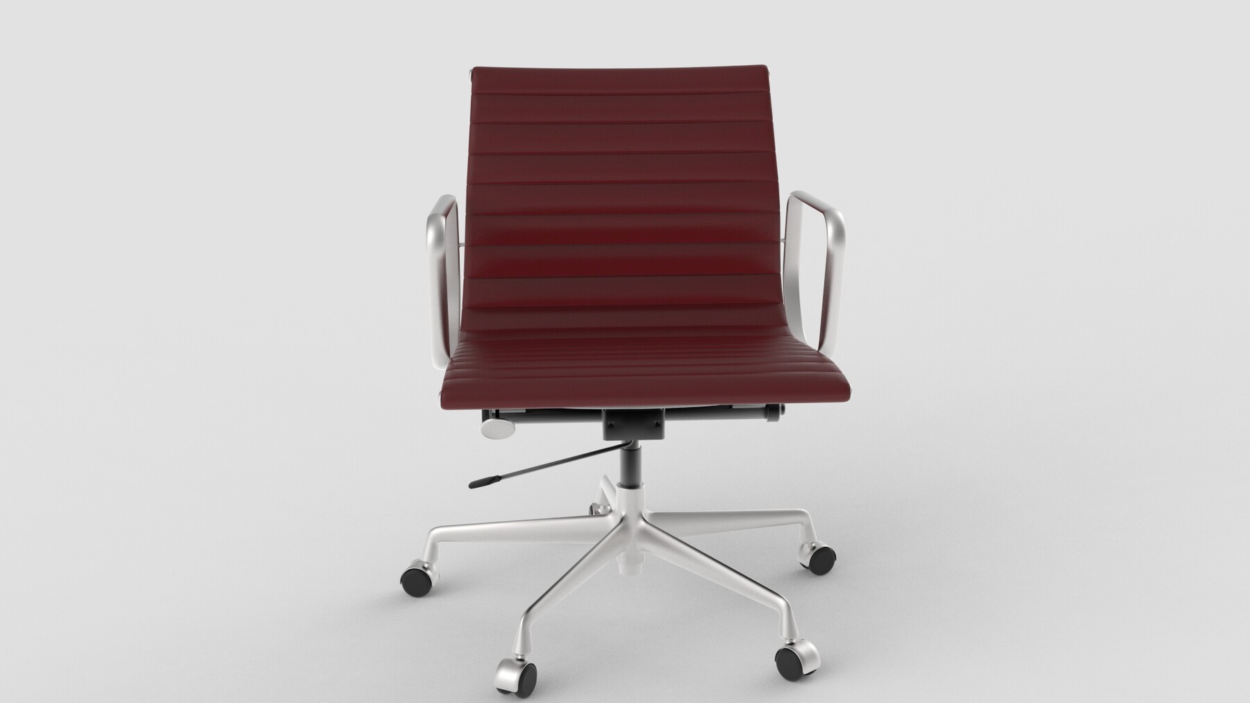 ArtStation - Vitra Aluminium Chair 117 Burgundy Brown | Resources