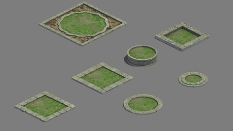 Flower Terrace - Flower Base 36