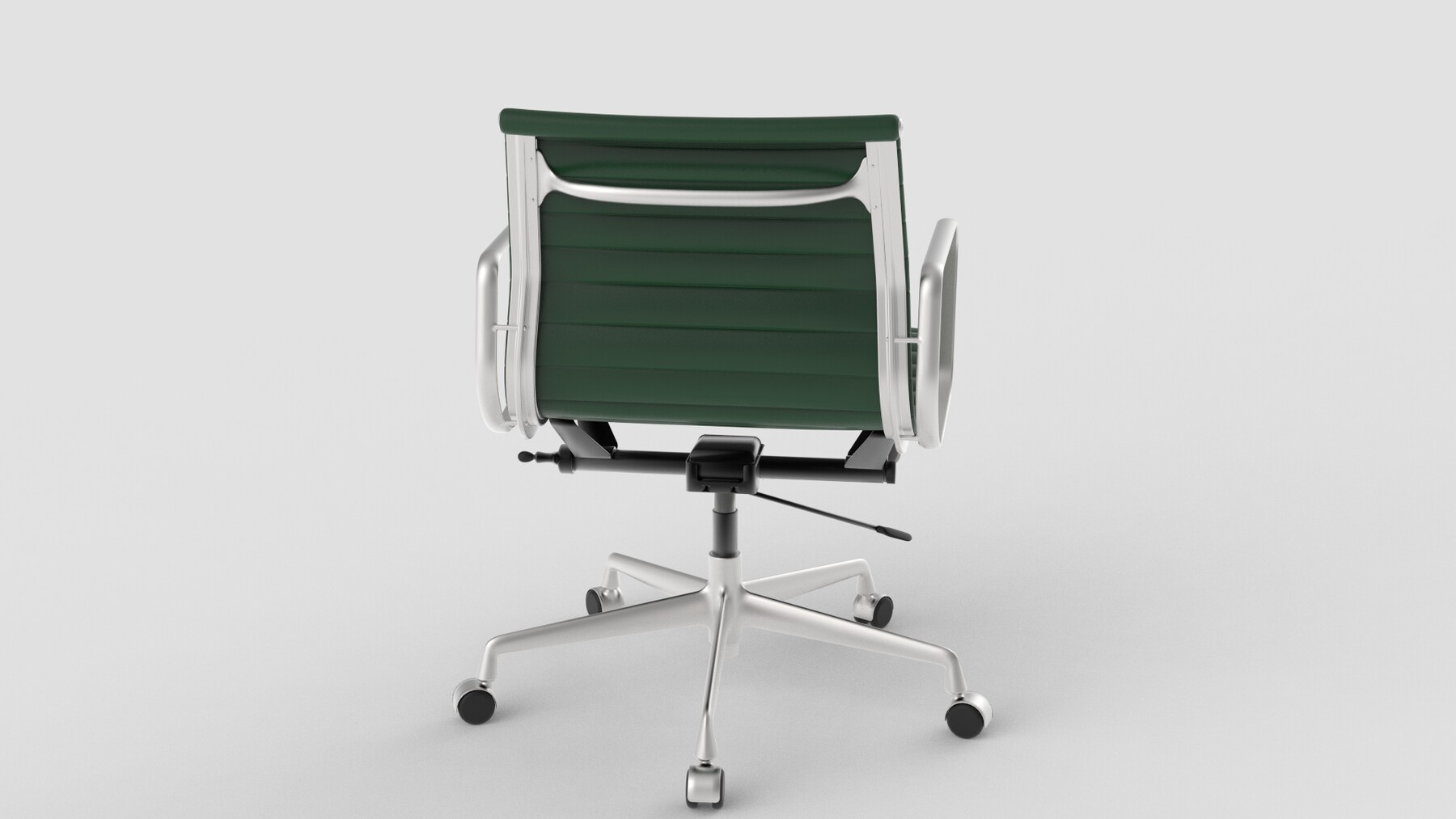 ArtStation Vitra Aluminium Chair 117 Dark Green Game Assets