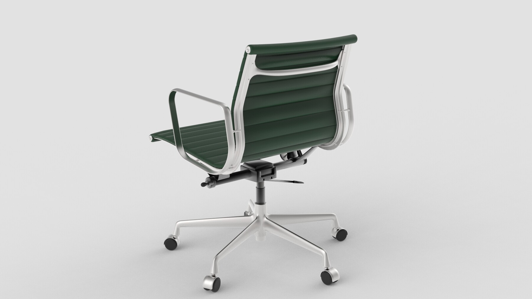 ArtStation Vitra Aluminium Chair 117 Dark Green Game Assets