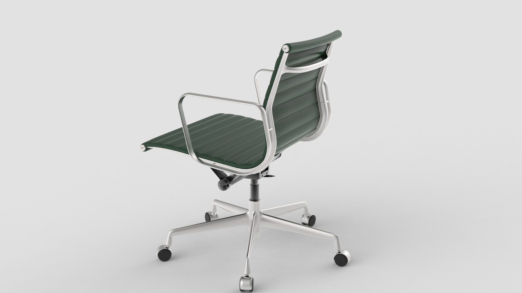 ArtStation Vitra Aluminium Chair 117 Dark Green Game Assets