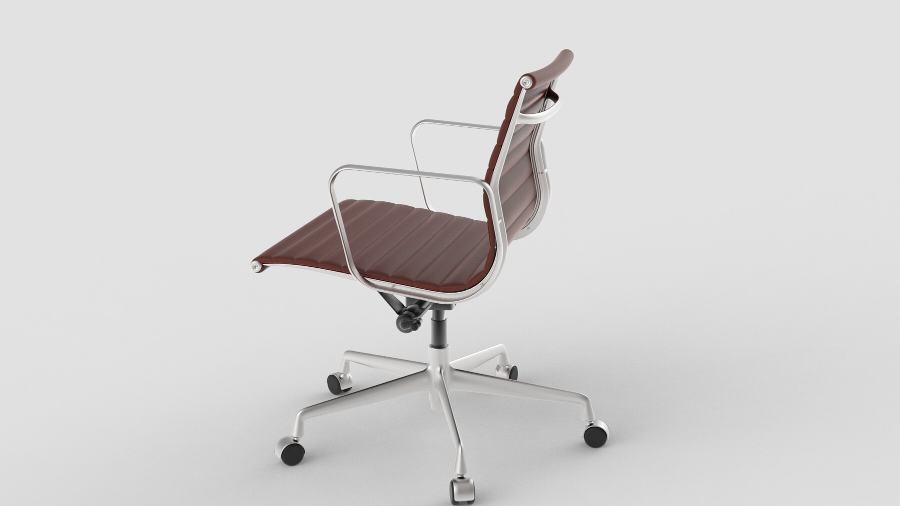 ArtStation Vitra Aluminium Chair 117 Dark Red Resources