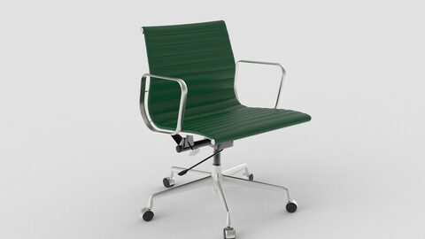 Vitra Aluminium Chair 117 Forest Green