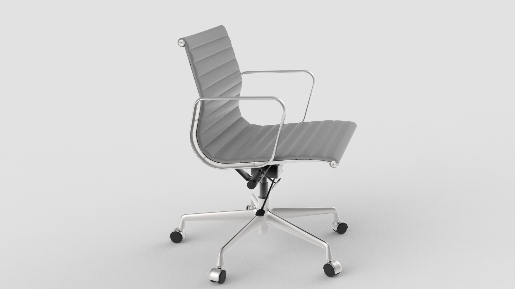 ArtStation - Vitra Aluminium Chair 117 Medium Gray | Resources