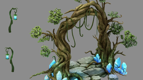 Elf Area - Entrance Rattan 01