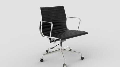 Vitra Aluminium Chair 117 Onyx Black