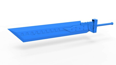 Cosplay 3D printable Fusion Sword from Final Fantasy VII