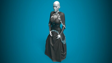 Dark oufit of the keeper