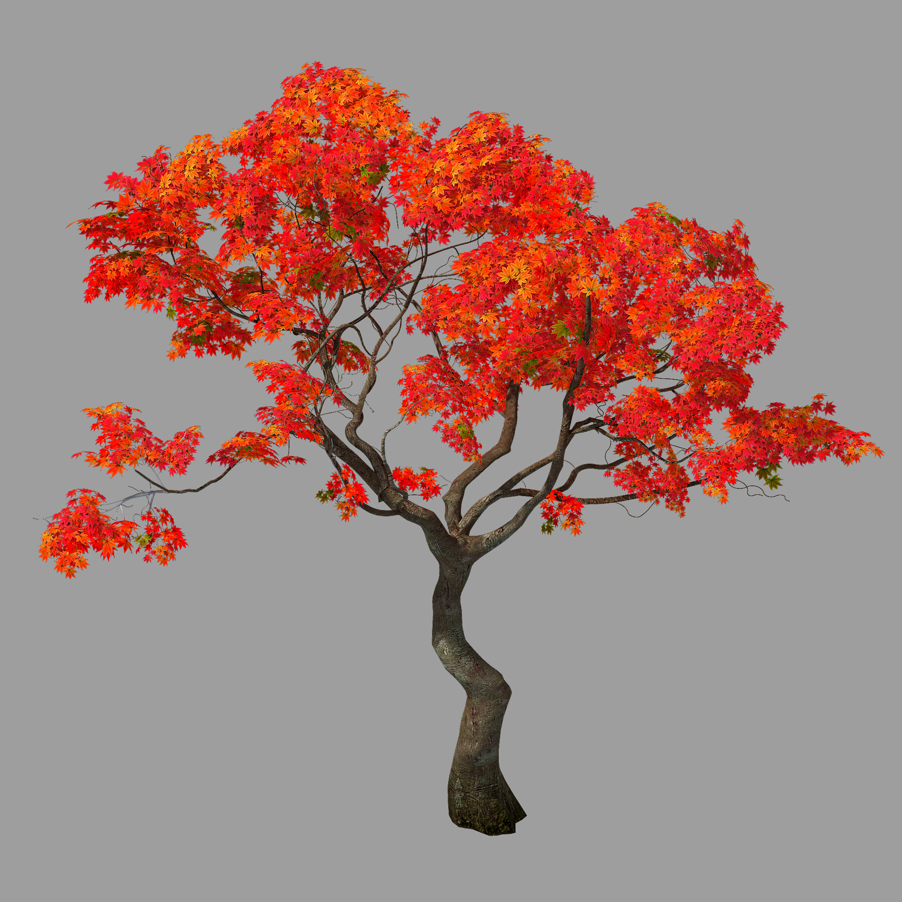 ArtStation - Forest - Red Tree 01 | Game Assets