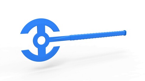 Cosplay 3D printable Double Headed Axe from the movie The Old Guard 2020
