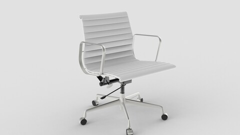 Vitra Aluminium Chair 117 White