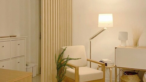 Wall interior stripe partition 4 size