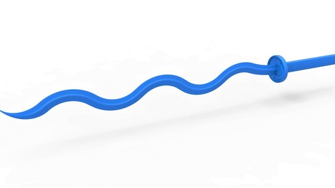 Cosplay 3D printable Sword of Iguro Obanai Demon Slayer