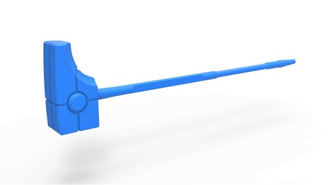 Cosplay 3D printable Hammer of Ronan the Accuser from the movie Guardians of the Galaxy 2014