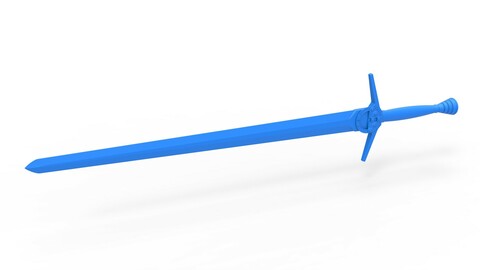 Cosplay 3D printable Sword 2 from The Witcher TV series