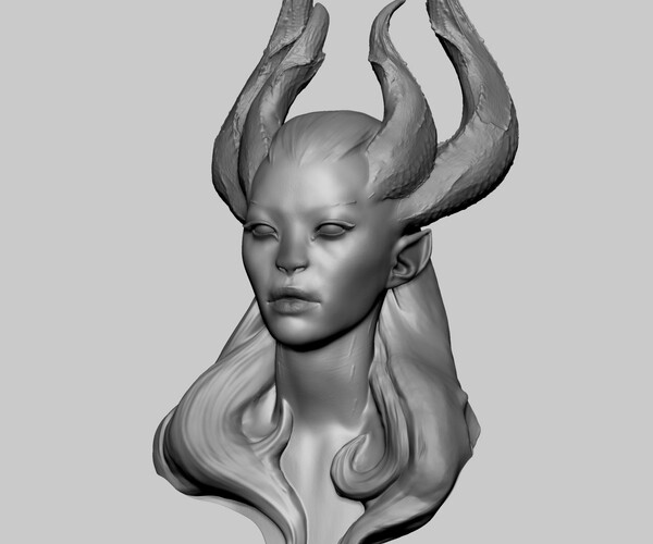 ArtStation - Fantasy Female Head 06 | Resources