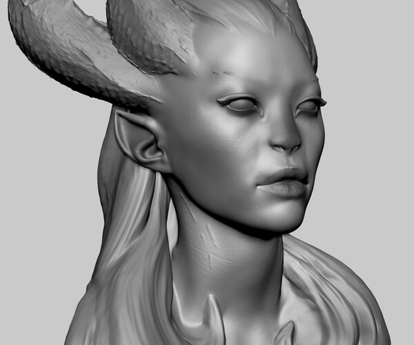 ArtStation - Fantasy Female Head 06 | Resources