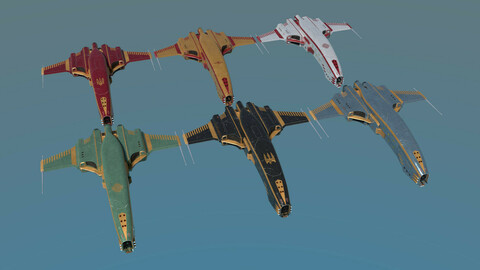 Spaceship Dagger Type 1 Merged Pack
