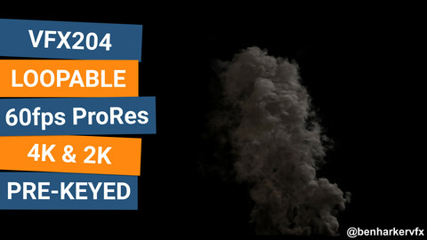 VFX204 - Loopable Smoke VFX Asset