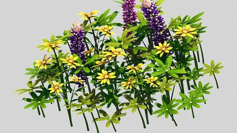 Small Plant - Mountain Flower 38