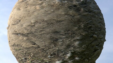 Dirt And Gravel PBR Material