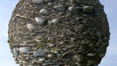 Dirt And Gravel 2 PBR Material