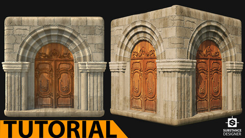 Medieval stone porch - 2 hours narrated, step-by-step video tutorial